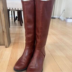 Target Brown Leather Ankle Boots